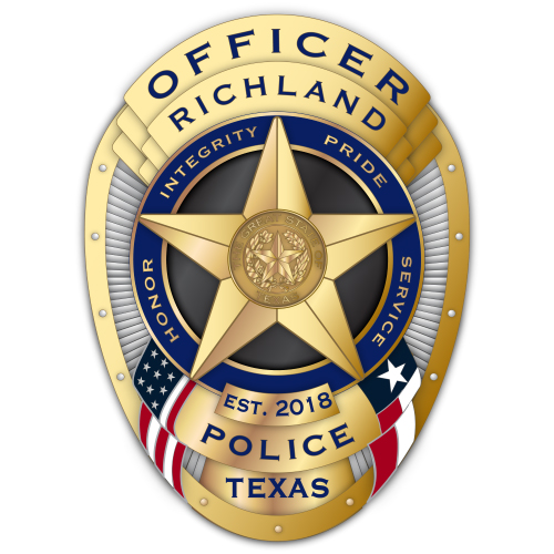 Richland Police Badge